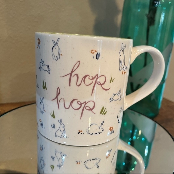 Other - Stoneware mug, “hop hop”, new!